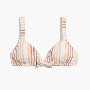 Madewell Tie-Front Bikini Top